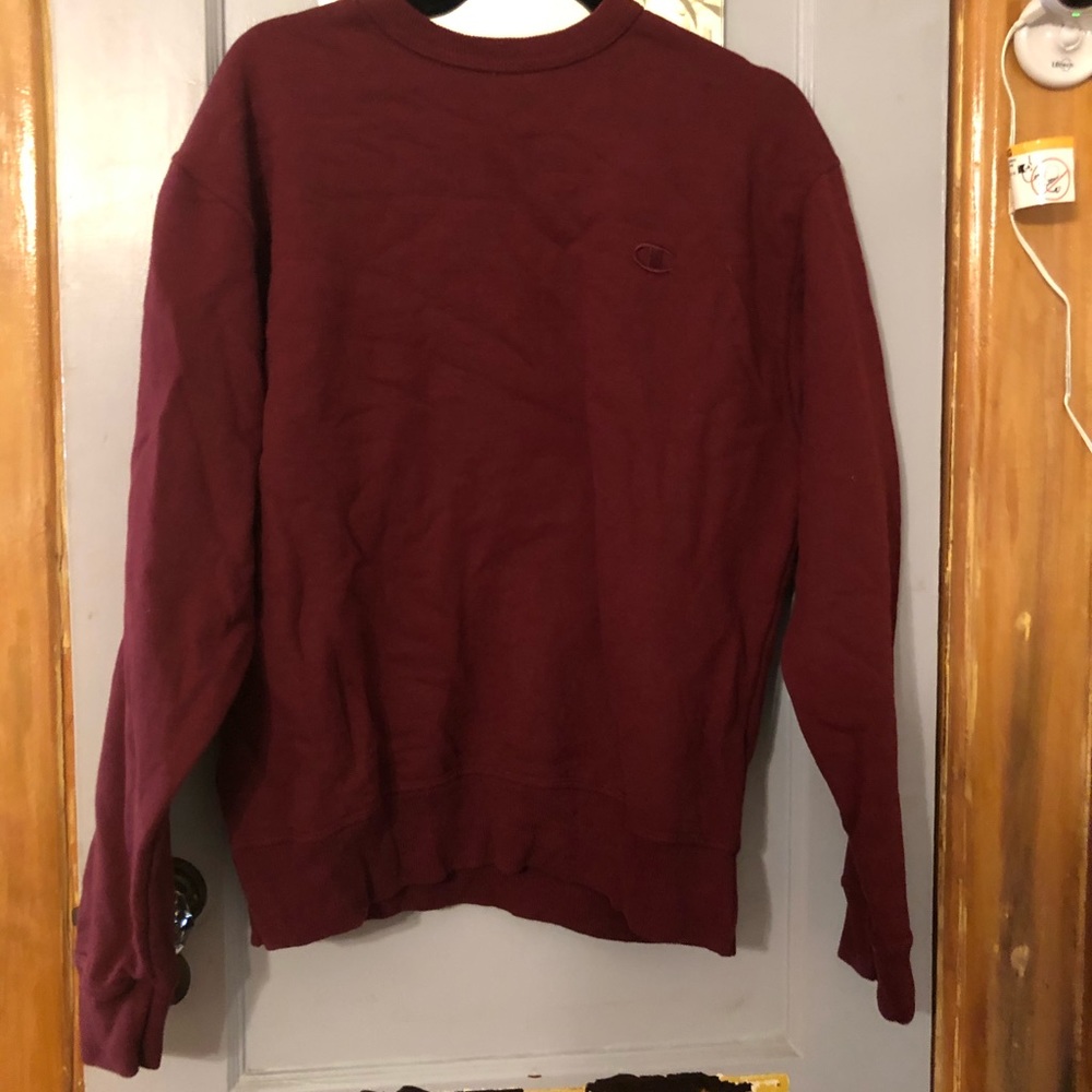 Maroon Champion Crewneck